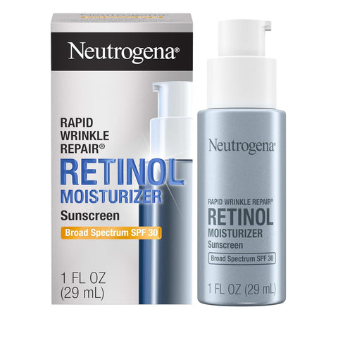 Retinol Face Moisturizer, Rapid Wrinkle Repair with SPF 30 Sunscreen