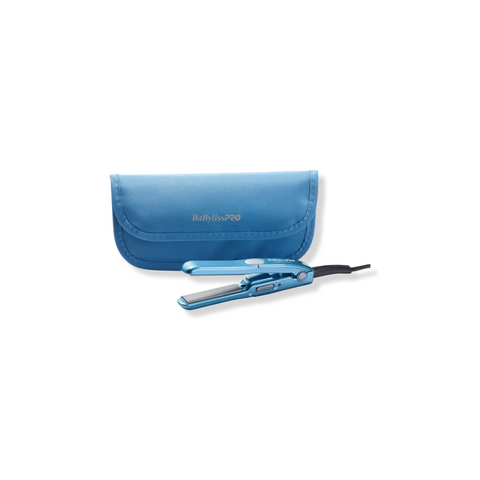 Mini Straightening Iron with Travel Pouch