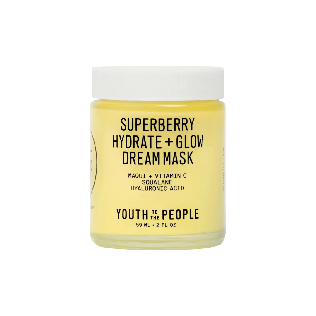 Superberry Hydrate + Glow Dream Night Cream + Mask with Vitamin C