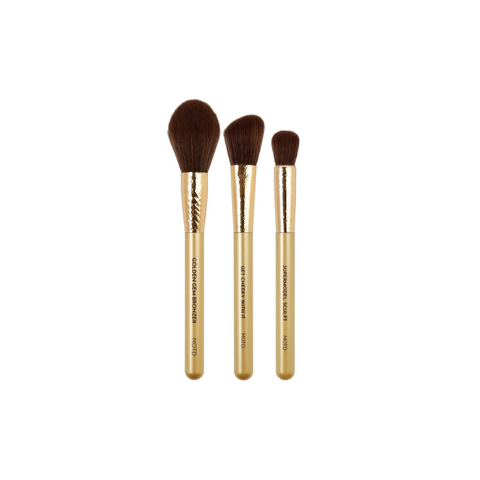 Gold Goddess Face Makeup Brush Set