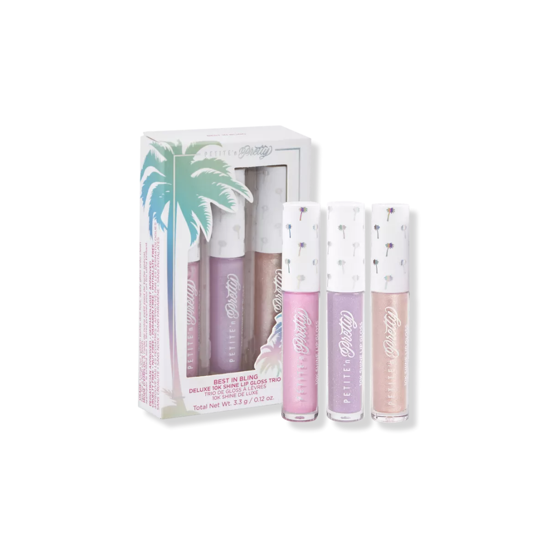 Best in Bling Deluxe 10K Shine Lip Gloss Trio