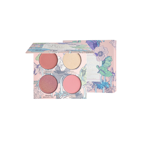 Geranium + Glow - Blush & Highlight Palette