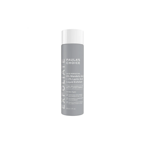 Skin Perfecting 6% Mandelic Acid + 2% Lactic Acid Liquid Exfoliant