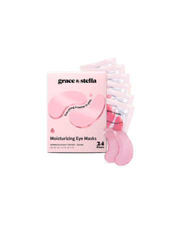 moisturizing pink eye masks