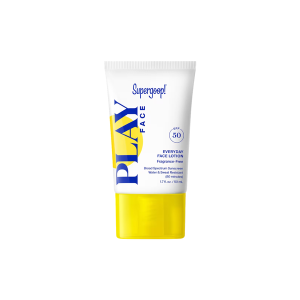 PLAY Everyday Face Lotion SPF 50 Fragrance-Free Sunscreen