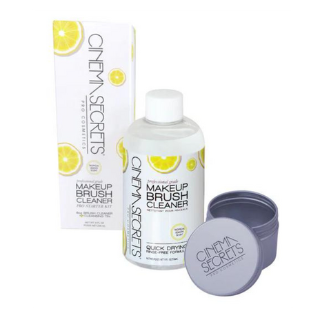 Lemon Makeup Brush Cleaner + Cleansing Tin