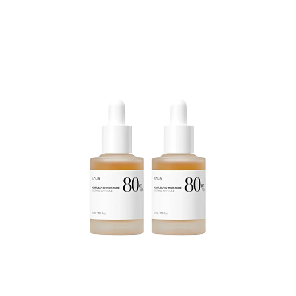 HeartLeaf 80% Moisture Soothing Ampoule 2 Pack