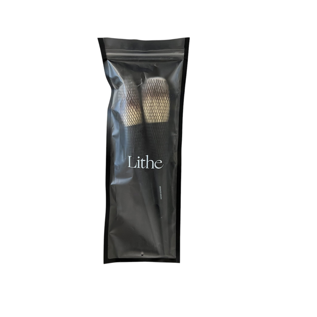 Lithe Lashes Tapered Powder Brush and Bronzer Brush Set