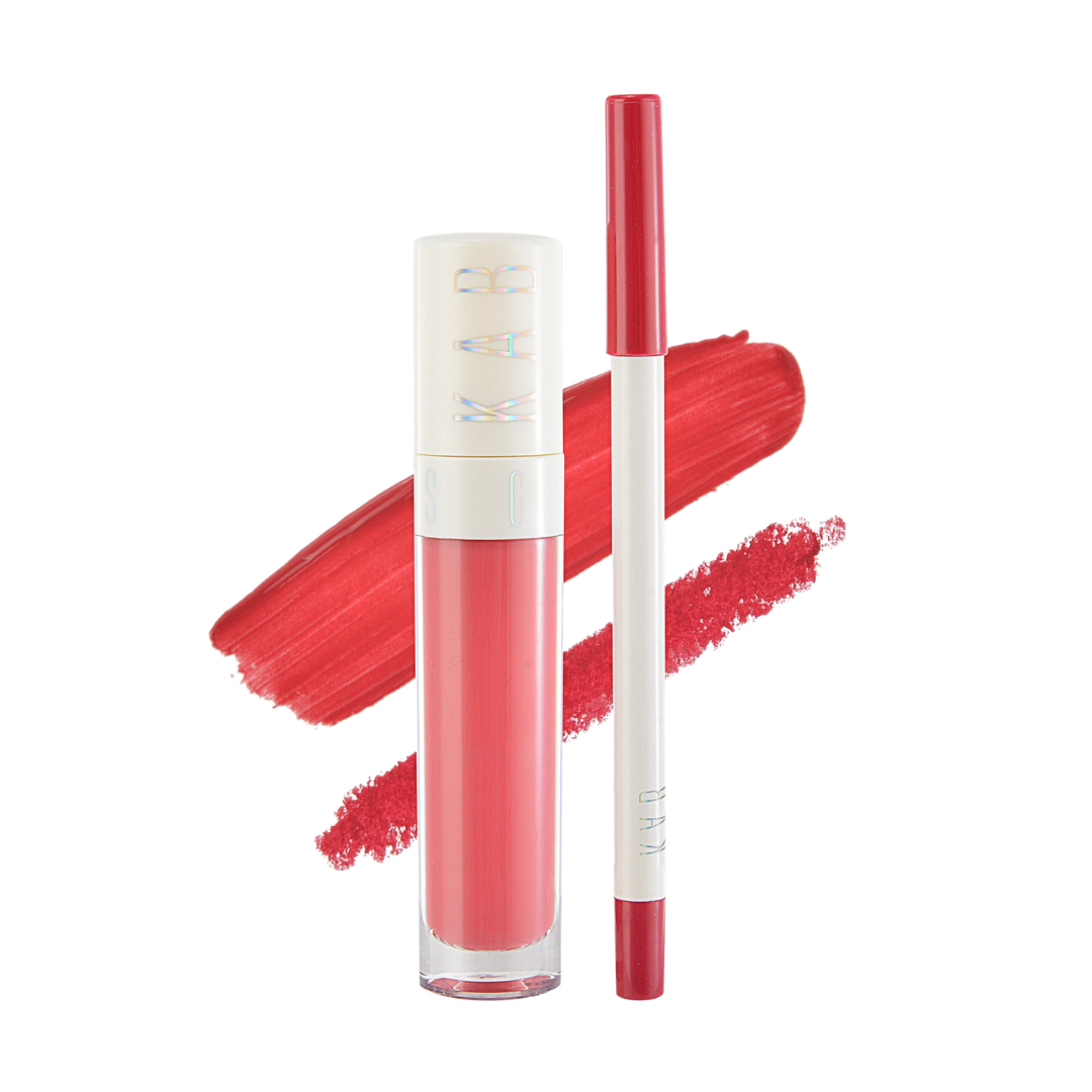 Lip Duo, Lip Liner & Lip Gloss - kab cosmetics - youfromme