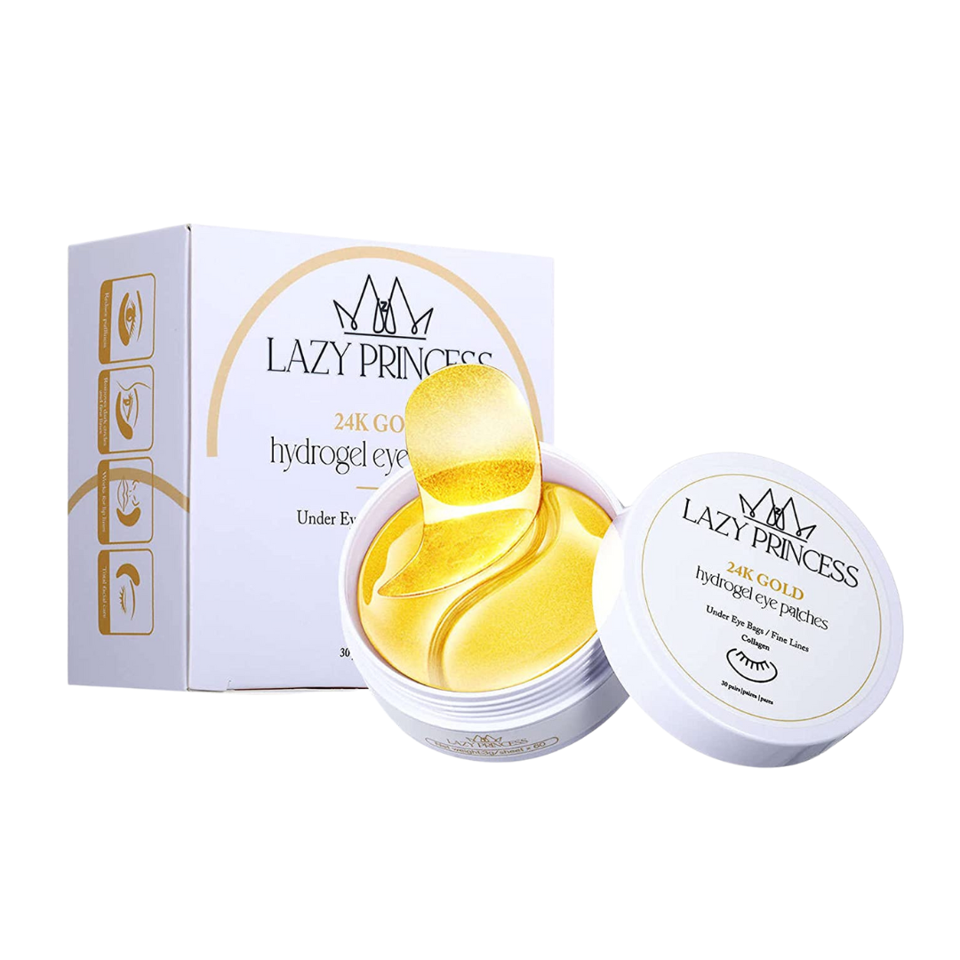 24K Gold Hydrogel Eye Patches - lazy princess - youfromme