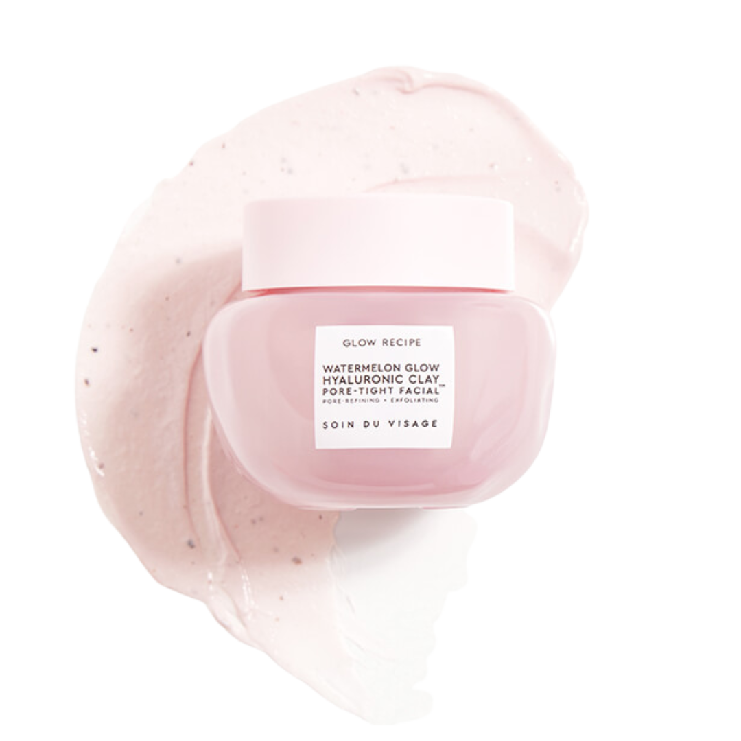Watermelon Glow Hyaluronic Clay Pore-Tight Facial Mask - glow reciepe - youfromme