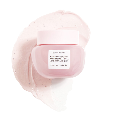 Watermelon Glow Hyaluronic Clay Pore-Tight Facial Mask - glow reciepe - youfromme