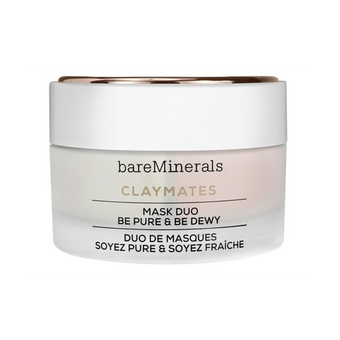 Clay Mates Mask Duo Be Pure & Be Dewy - bareminerals - youfromme