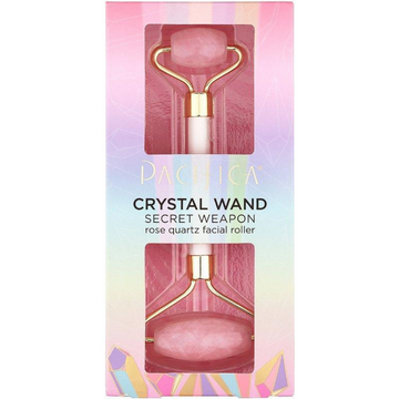 Crystal Wand Rose Quartz Facial Roller - Pacifica - youfromme