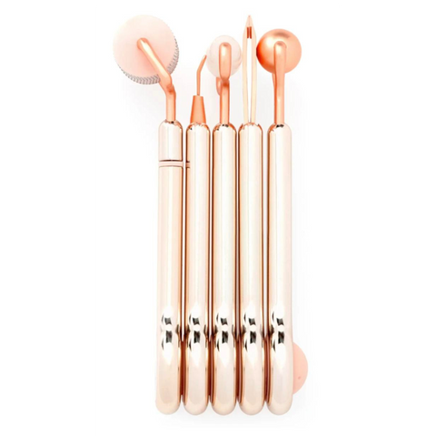 5-in-1 Rose-Gold Professional Skin Tool Collection - youfromme