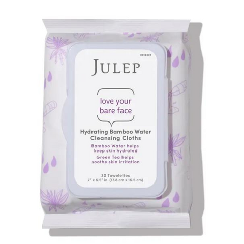 Love Your Bare Face, Hydrating Bamboo Water Cleansing Cloths - julep - youfromme