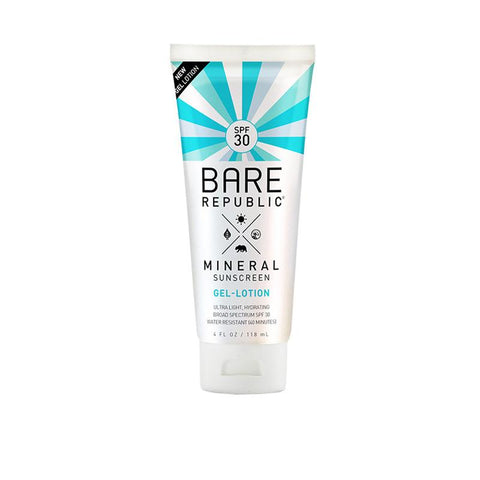 Mineral Body Gel Sunscreen Lotion - SPF 30 - Bare Republic - YouFromMe
